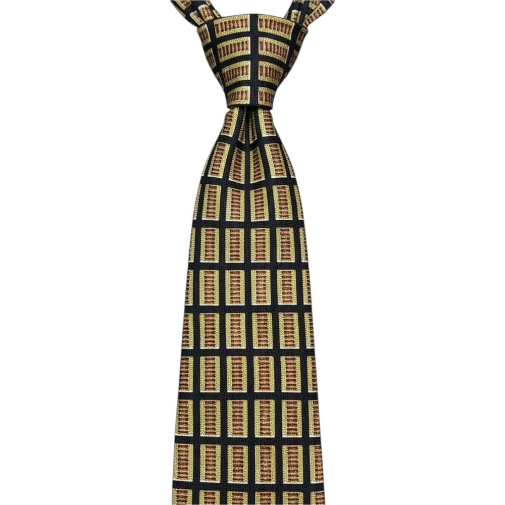 The Metropolitan Museum Of Art Masterworks Collection Silk Tie Black/Gold‎ READ